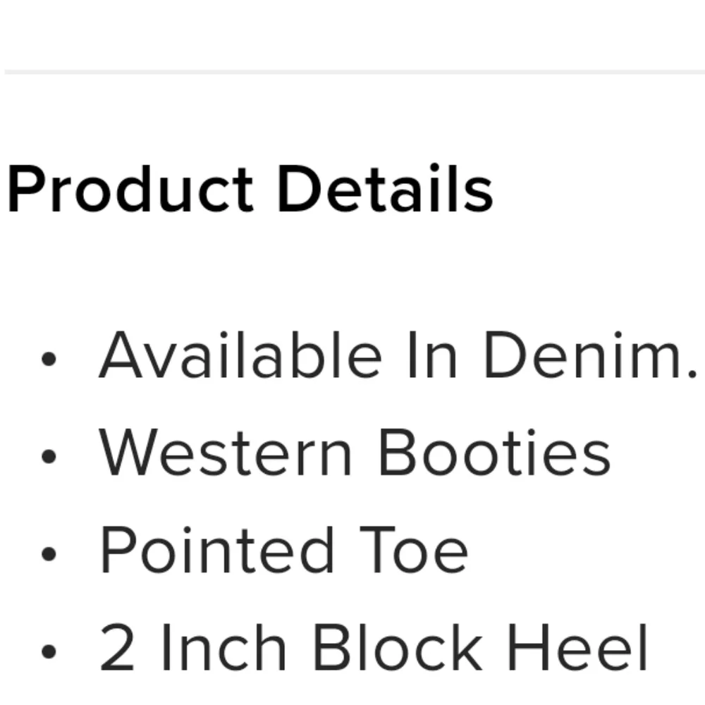 Denim Booties - Picture 4 of 7
